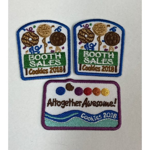2018 Cookie Booth Sales Cookies Altogether Awesome LOT 3 Girl Scout - Picture 1 of 3